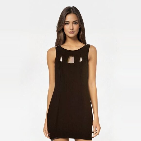 Marc New York Andrew Marc Cutout neckline fully lined Shift Dress - Picture 1 of 7